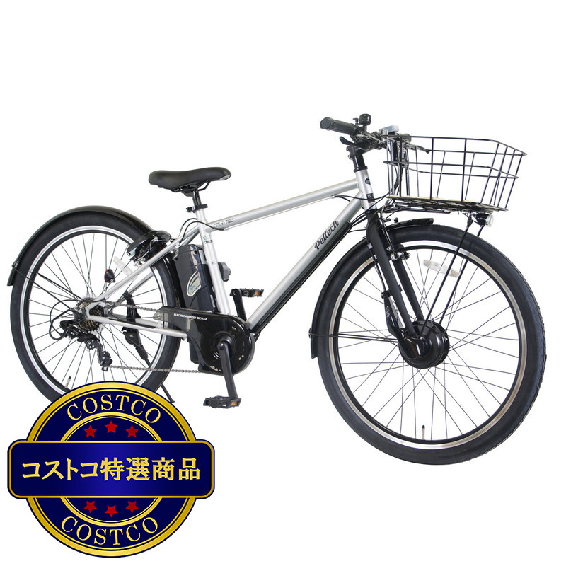 (コストコ) ペルテック 27.5 インチ 電動アシストクロスバイク TDA-712L plus 12Ah バッテリー
