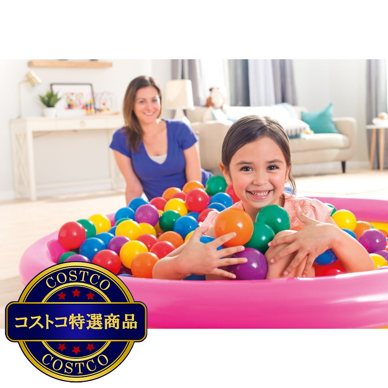 (コストコ) INTEX スモール ファンボール 100個入りセット - 画像 (3)