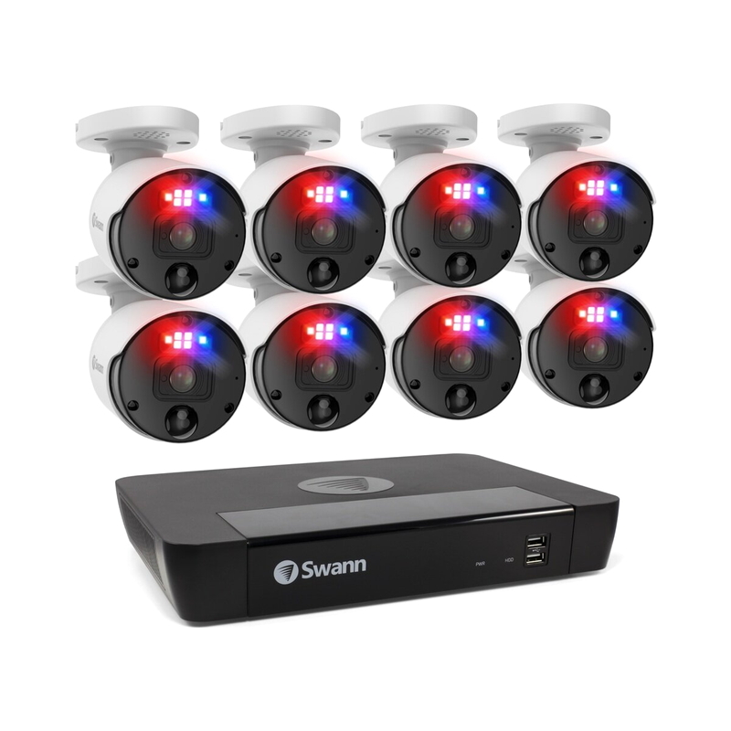 (コストコ) Swann(スワン)エンフォーサー 8CH NVRセキュリティシステム2TB バレット方カメラ8台セット SWNVK-890008 - 画像 (2)