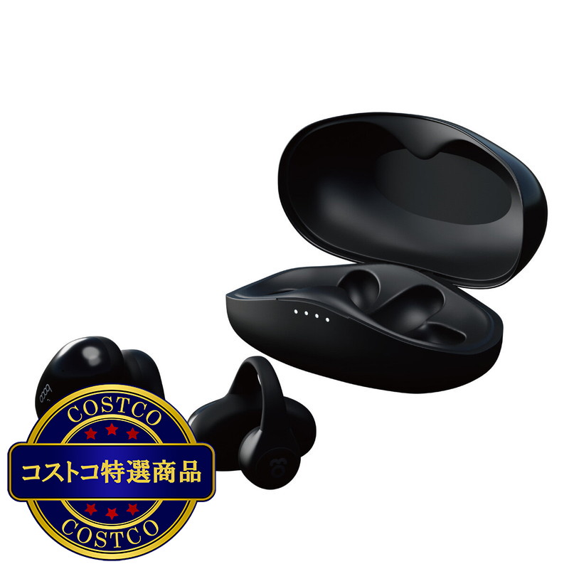 (コストコ) 完全ワイヤレス骨伝導イヤホン BOCO PEACE SS-1 EARPHONE ブラック