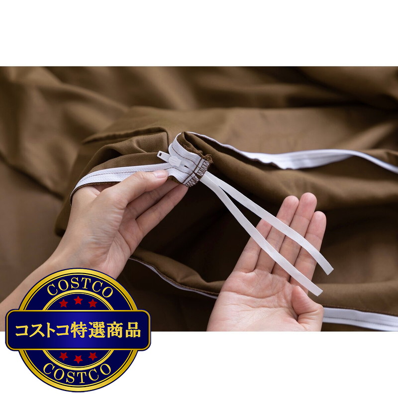 (コストコ) 掛け布団カバー 綿100% セミダブル - 画像 (4)