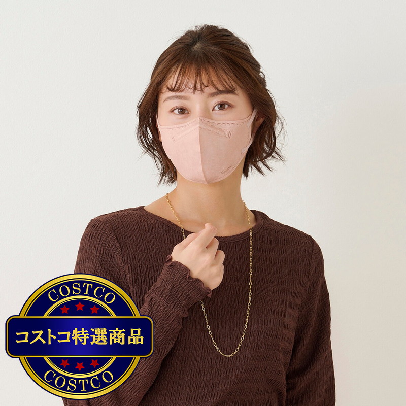 (コストコ) アイリスオーヤマ デイリーフィットマスク 立体 フィルタープラス ふつうサイズ 100枚 - 画像 (3)
