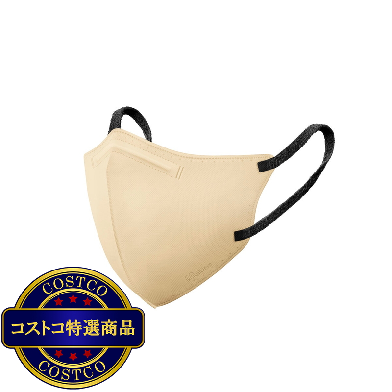 アイリスオーヤマ デイリーフィットマスク 立体 フィルタープラス ふつうサイズ 20枚 - 画像 (3)