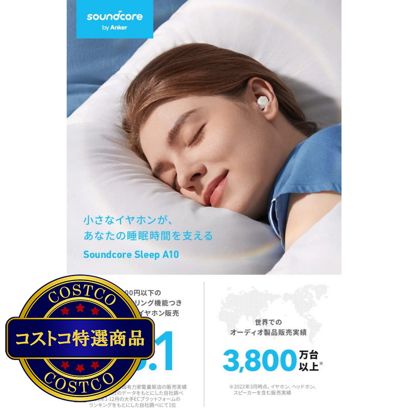 (コストコ) アンカー サウンドコア Sleep A10 寝ながらイヤホン A6610021 - 画像 (2)