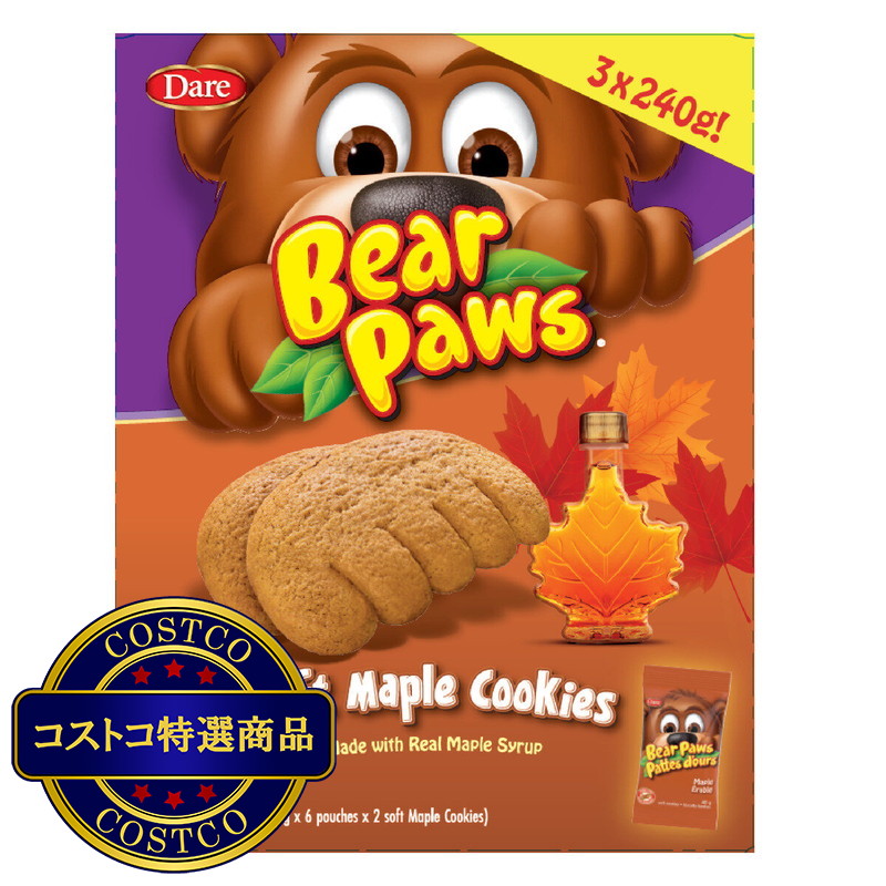 (コストコ) ベアパウ メイプルクッキー 720g (36枚入り)