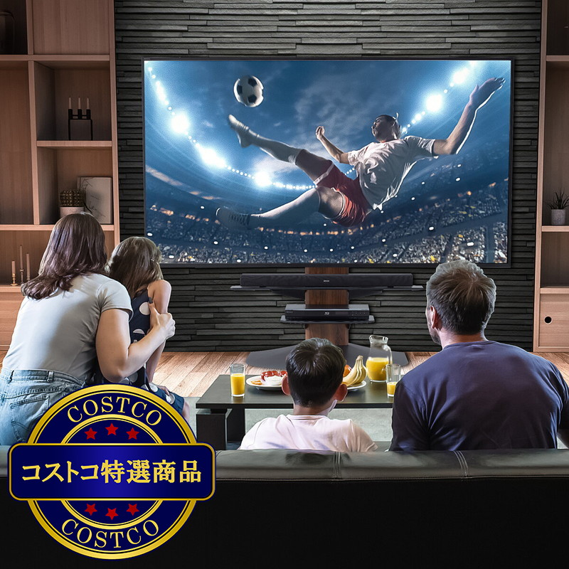 (コストコ) 朝日木材加工 壁寄せテレビスタンド WS-BL840 ロータイプ - 画像 (2)