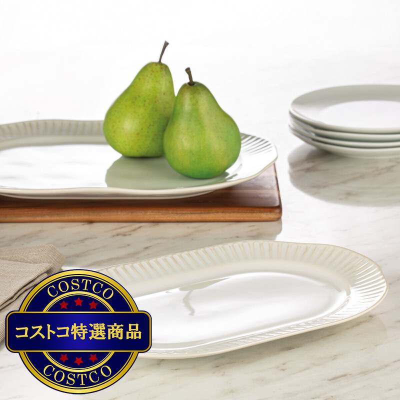 (コストコ) オーバル サービング プラッター 大・中 2枚セット