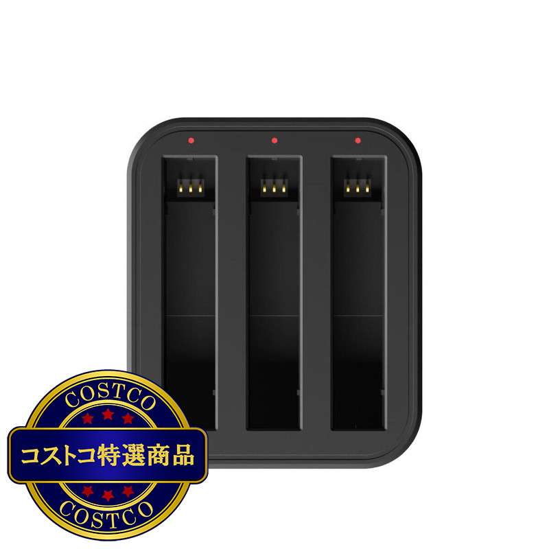 (コストコ) インスタ360 X3 360° アクションカメラ専用 高速充電ハブ&バッテリー2個セット - 画像 (4)