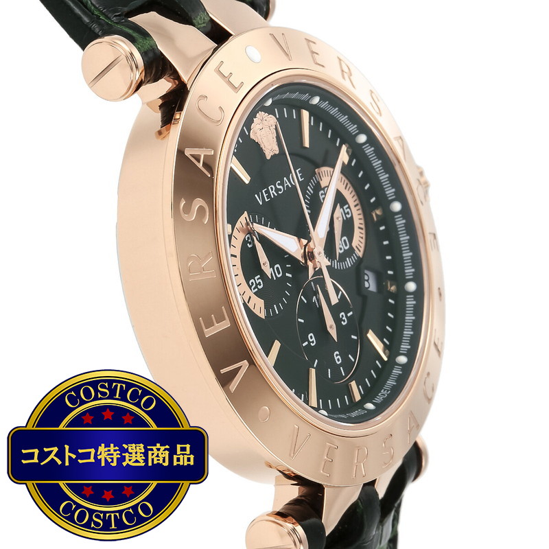 (コストコ) ヴェルサーチェ V-レース クロノグラフ メンズ 42mm クォーツ時計 VERQ00420 - 画像 (2)