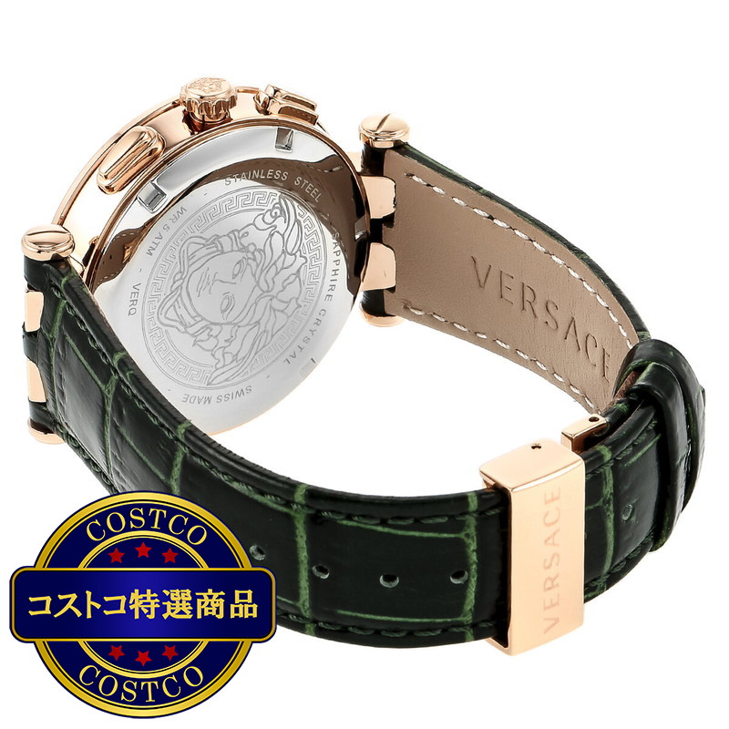 (コストコ) ヴェルサーチェ V-レース クロノグラフ メンズ 42mm クォーツ時計 VERQ00420 - 画像 (4)
