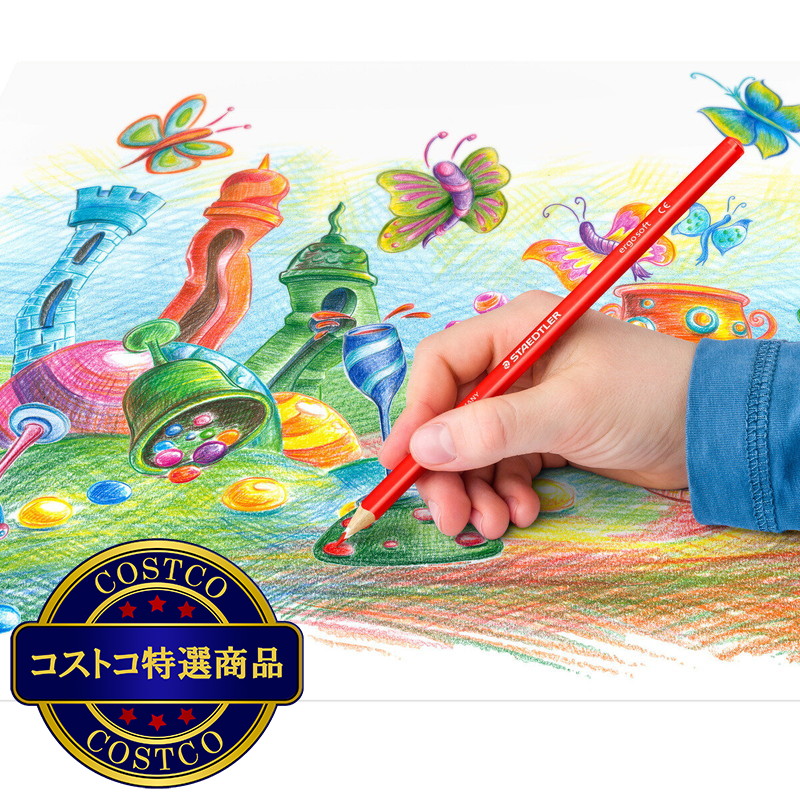 (コストコ) ステッドラー エルゴソフト 色鉛筆12色 - 画像 (3)