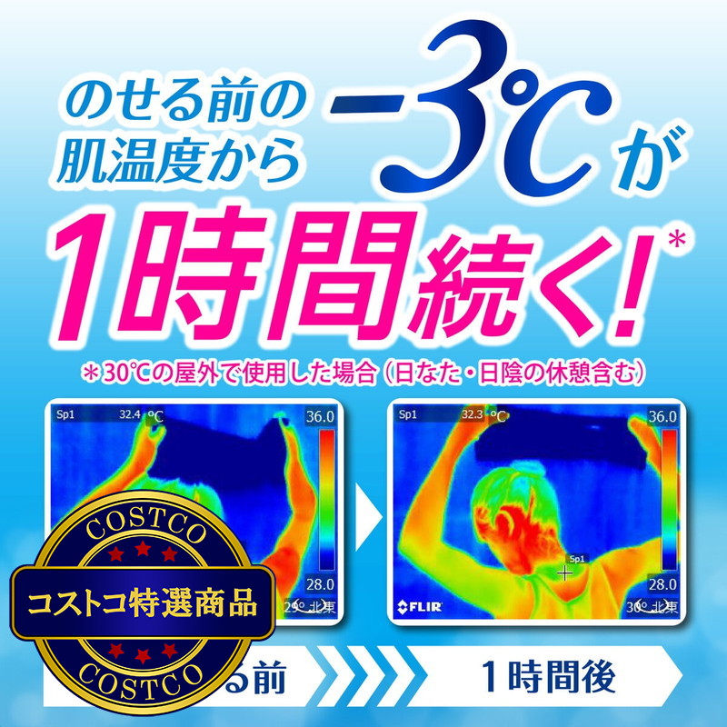 (コストコ) ビオレ 冷タオル 5本入りx3 - 画像 (4)