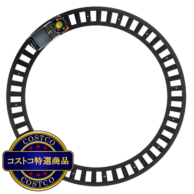 (コストコ) こども用 電動乗用玩具 レトロ蒸気機関車 - 画像 (4)