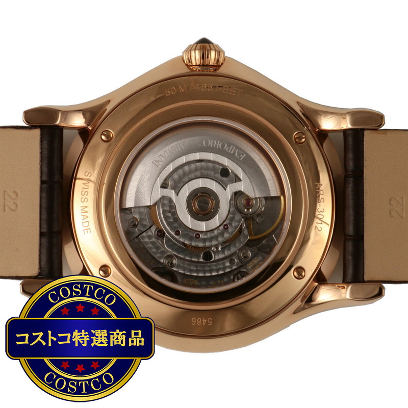 (コストコ) エンポリオアルマーニ スイスメイド 自動巻き 腕時計 42mm ARS3012 - 画像 (3)