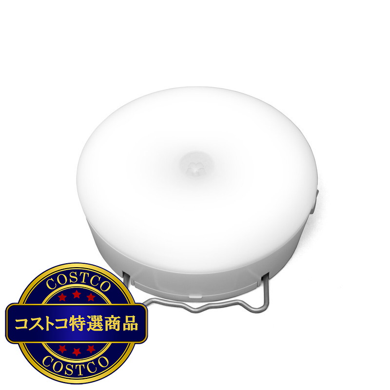 (コストコ) アイリスオーヤマ乾電池式ＬＥＤセンサーライト マルチタイプ 昼白色／電球色