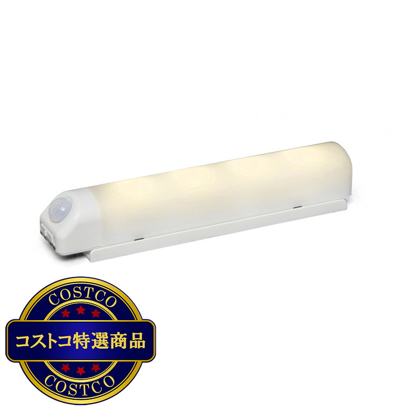 (コストコ) アイリスオーヤマ 乾電池式LEDセンサーライト ウォールタイプ 昼白色/電球色 - 画像 (2)