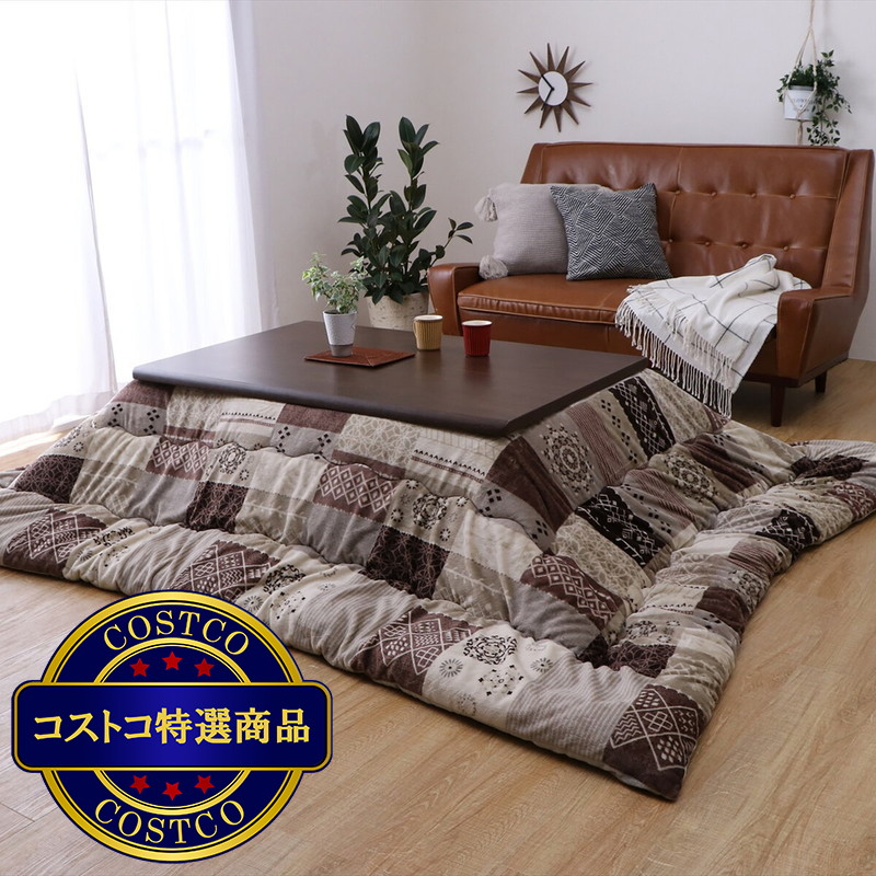 (コストコ) こたつ掛布団 205x205cm オーナメント - 画像 (2)