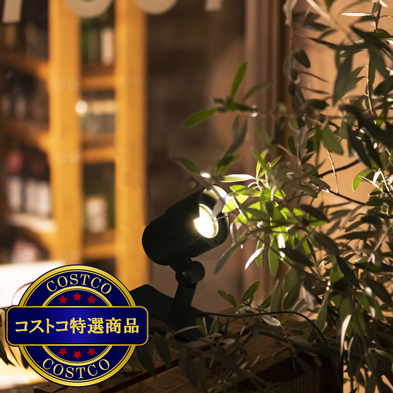 (コストコ) ダイス LEDソーラースポットライト2個セット