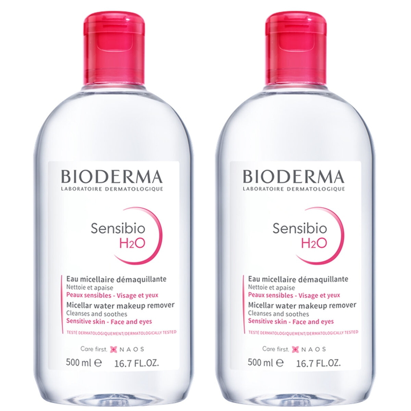 ビオデルマ H2O クレンジングウォーター 500ml 2本セット