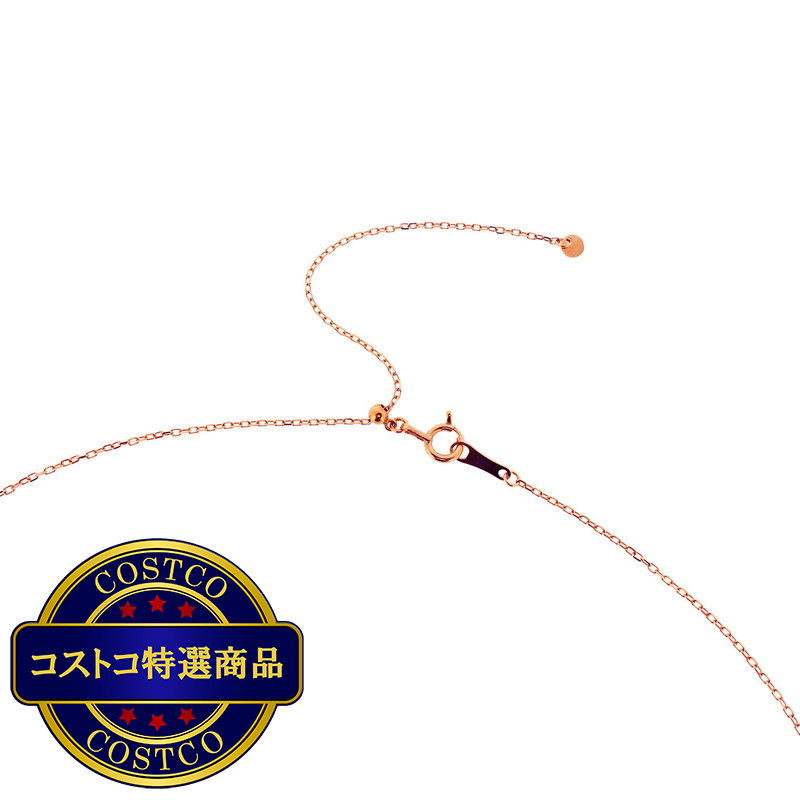 (コストコ) 18K ピンクゴールド あこやパール ネックレス 50? - 画像 (2)