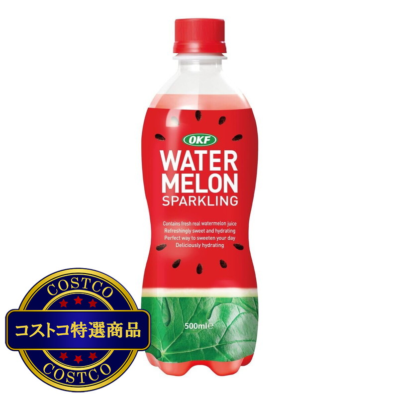 (コストコ) OKF スイカスパークリングジュース 500mlx12