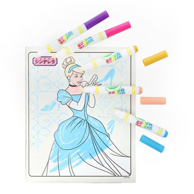 (コストコ) CRAYOLA うきうき ぬりえ セット ディズニー プリンセス - 画像 (3)