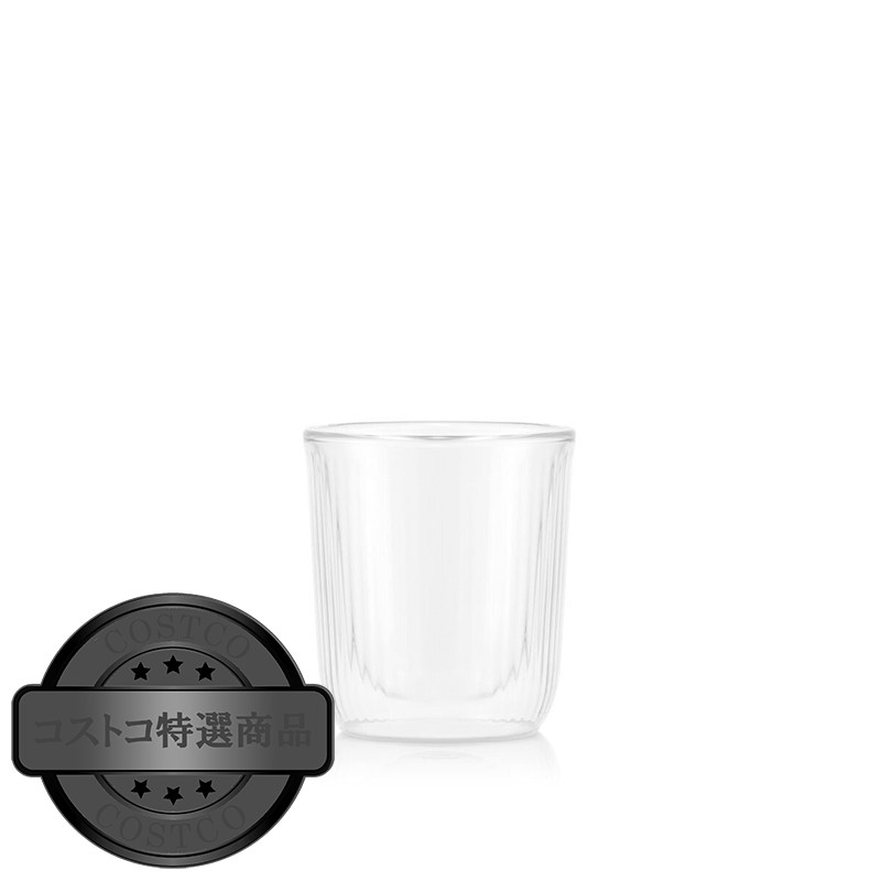(コストコ) ボダム ドゥーロ ダブル ウォール サケ グラス 2個 セット 0.145L - 画像 (3)