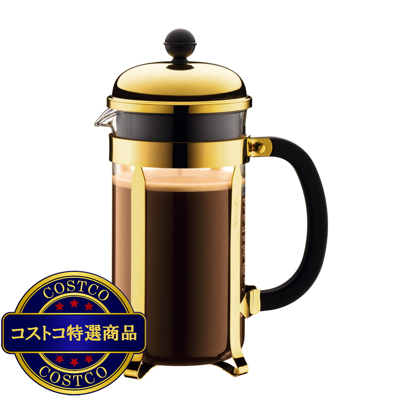 ボダム シャンボール フレンチプレス コーヒーメーカー 1L - 画像 (2)