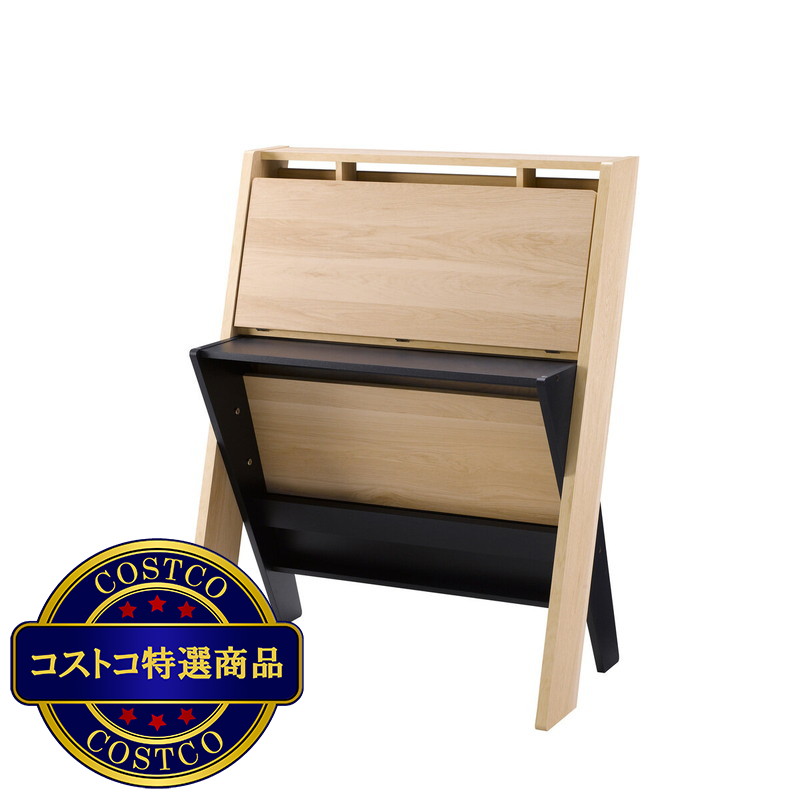 (コストコ) 朝日木材加工 L-forme ライティングデスク LFM-1185DE-NA - 画像 (3)