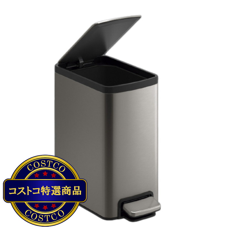 (コストコ) Kohler(コーラー)6リッター ステンレスゴミ箱 2個セット - 画像 (3)