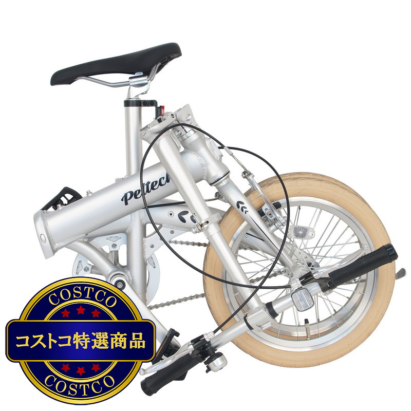 (コストコ) ペルテック 16インチ 折り畳み自転車(シングルギア)FP-160S - 画像 (3)