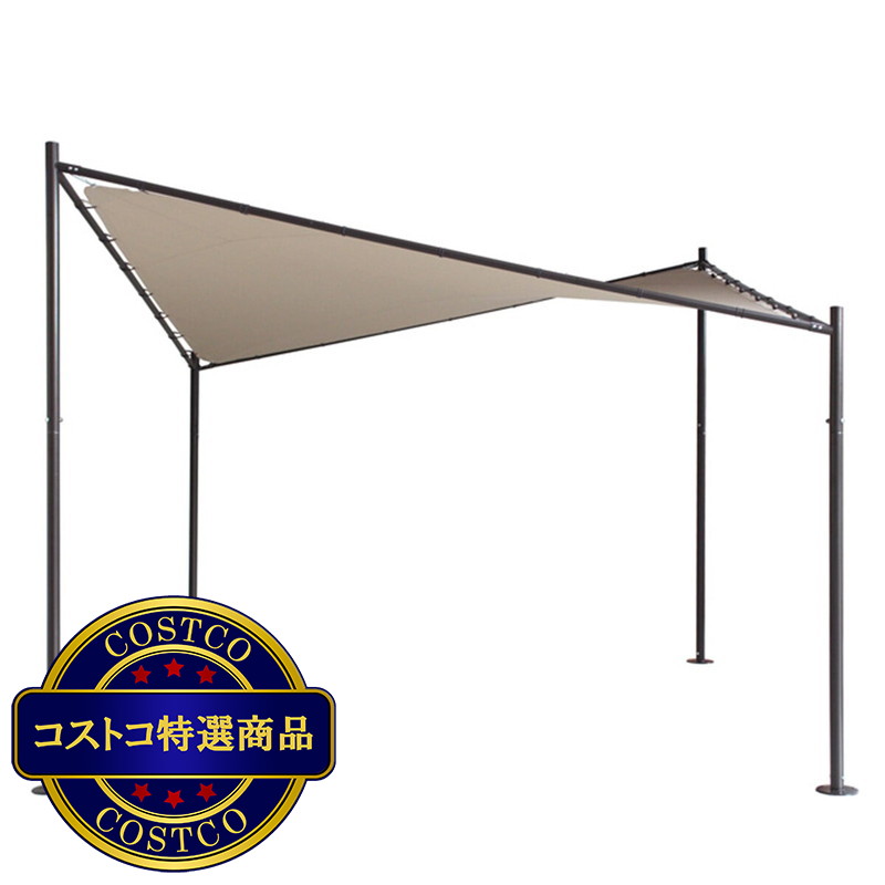 (コストコ) タカショー バタフライガゼボ (W366.5×D366.5×H281.5㎝) - 画像 (3)