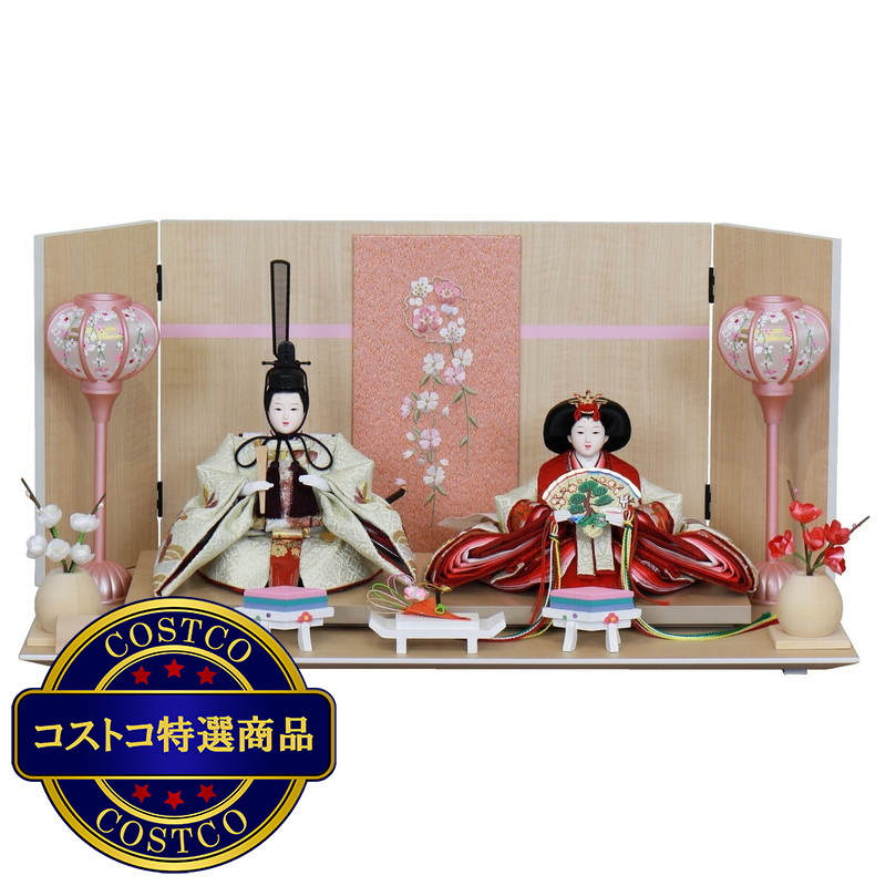 (コストコ) フジキ工芸 ひな人形 親王飾り 4K11-CS-119