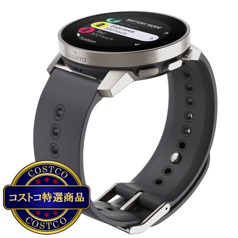 (コストコ) スント 9 ピーク プロ チタニウム 多機能スポーツウォッチ スレート - 画像 (2)