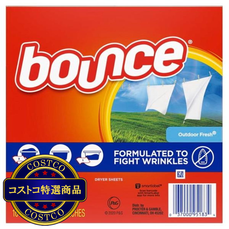 (コストコ) バウンス ドライヤーシート 320枚
