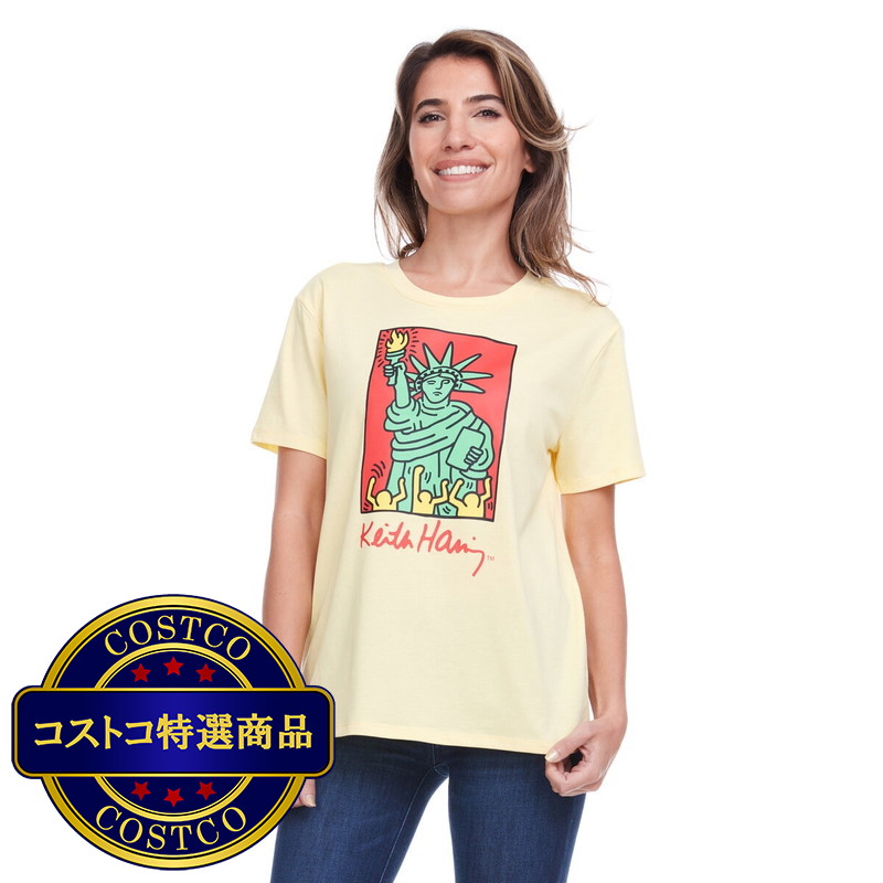 (コストコ) キース・ヘリング レディース 半袖Tシャツ