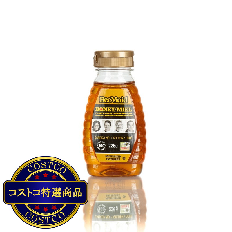(コストコ) BeeMaid ゴールデンハニー 226gx12本 - 画像 (3)