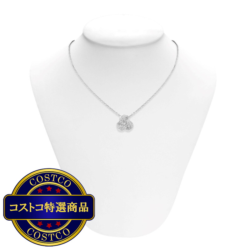 (コストコ) 18Kホワイトゴールド 0.75カラット ダイヤモンドペンダント - 画像 (3)