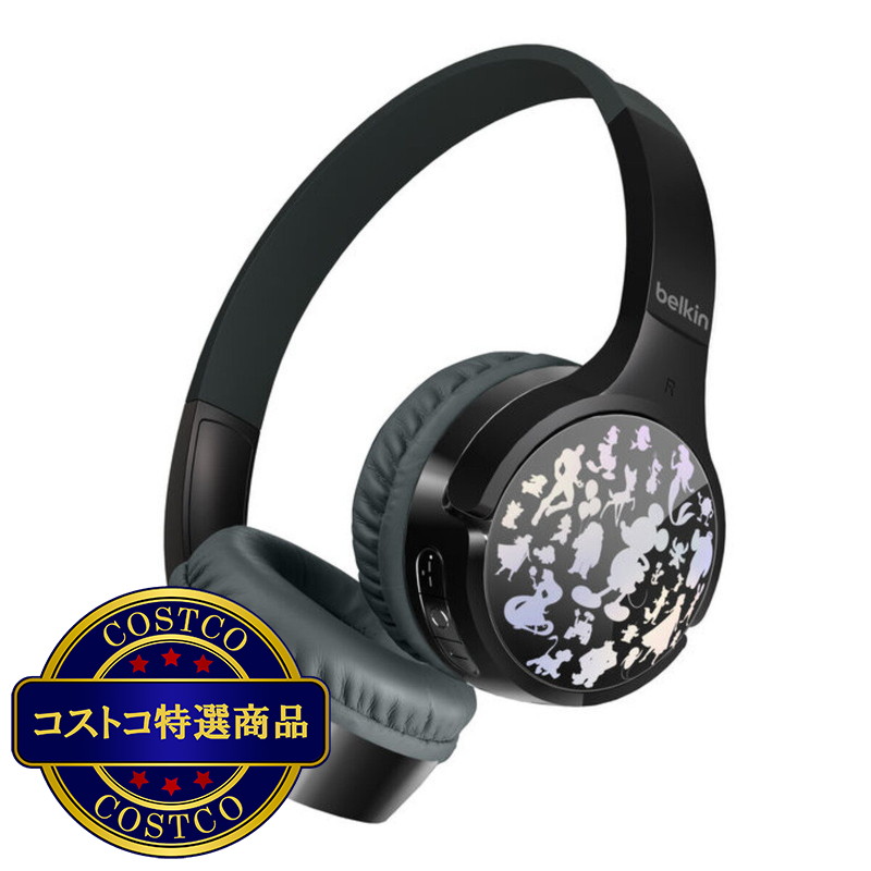 (コストコ) Belkin 子供用ワイヤレスヘッドホン (ディズニー創立100年限定モデル) - 画像 (2)
