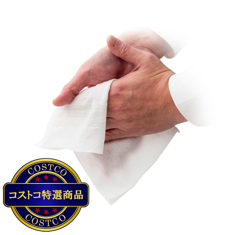 (コストコ) コットン 厚手大判 おしぼり 個包装100本入り - 画像 (4)