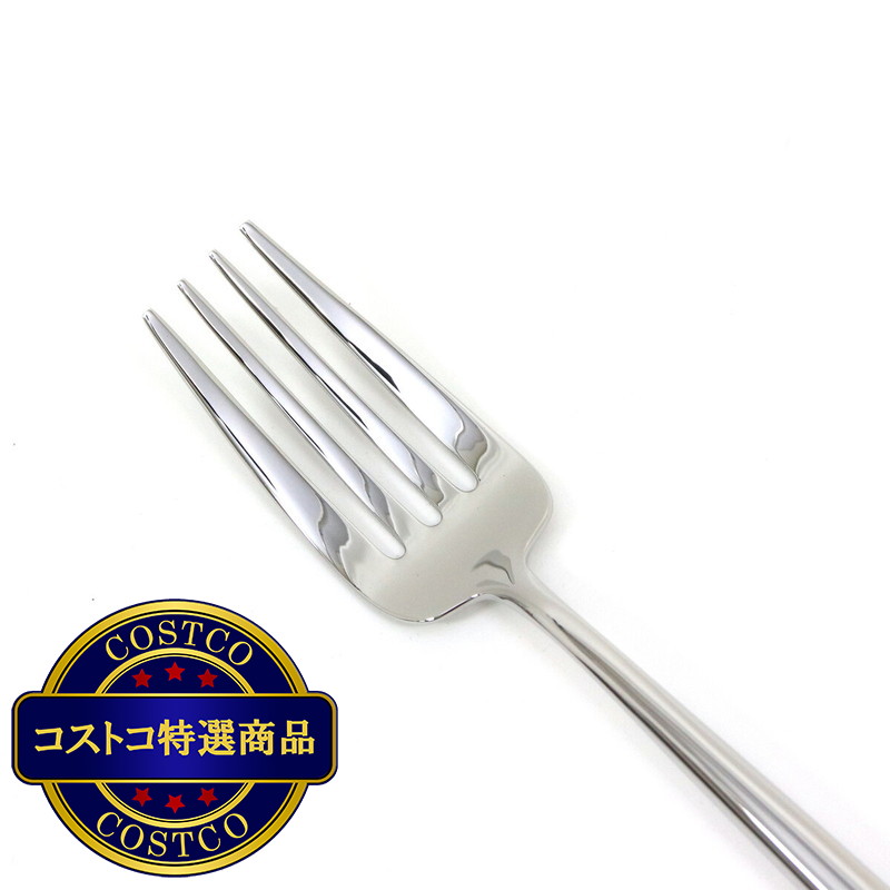 (コストコ) クチポール ムーン ディナーフォーク 12本セット シルバー - 画像 (3)