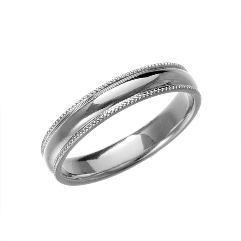 プラチナ マリッジリング エテルニテ 3.5mm 幅 - 画像 (2)