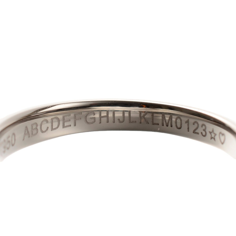 プラチナ マリッジリング エテルニテ 3.5mm 幅 - 画像 (3)