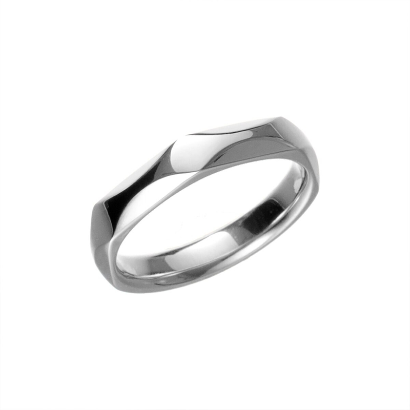 プラチナ 950 マリッジリング エスポワール 3mm 幅 - 画像 (2)