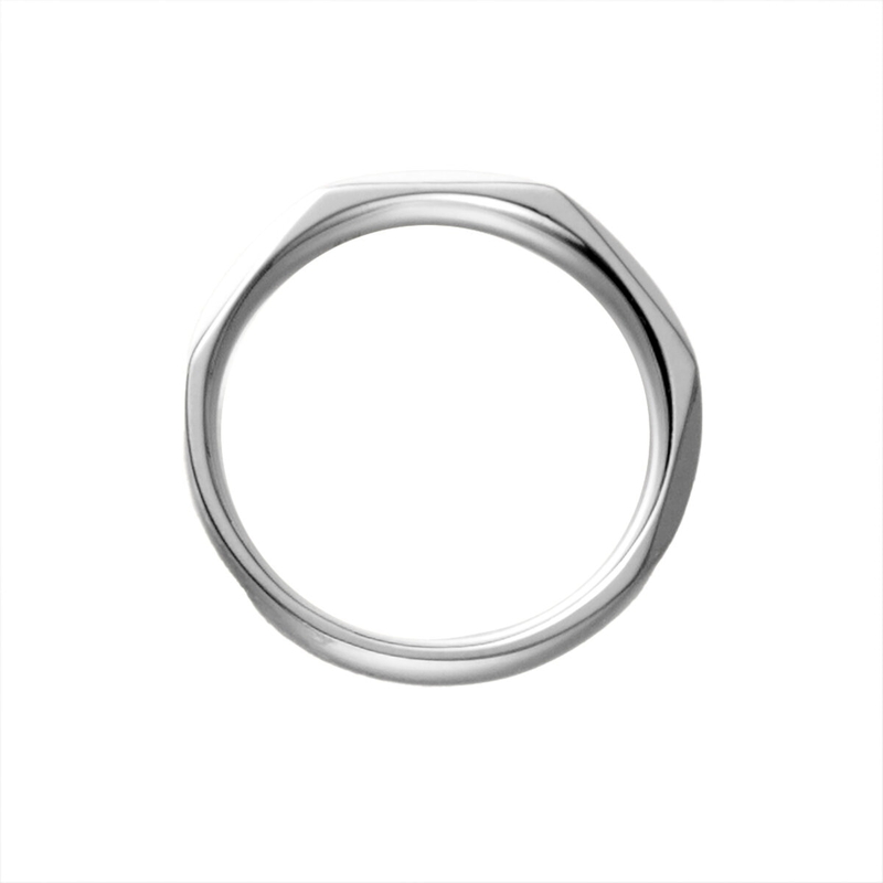 プラチナ 950 マリッジリング エスポワール 3mm 幅 - 画像 (3)