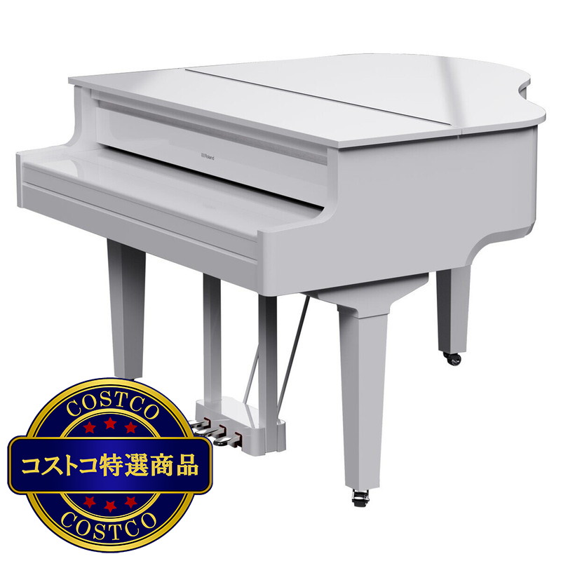 (コストコ) ローランド 電子グランドピアノ GP-9-PWS 白塗鏡面艶出し塗装仕上げ - 画像 (3)