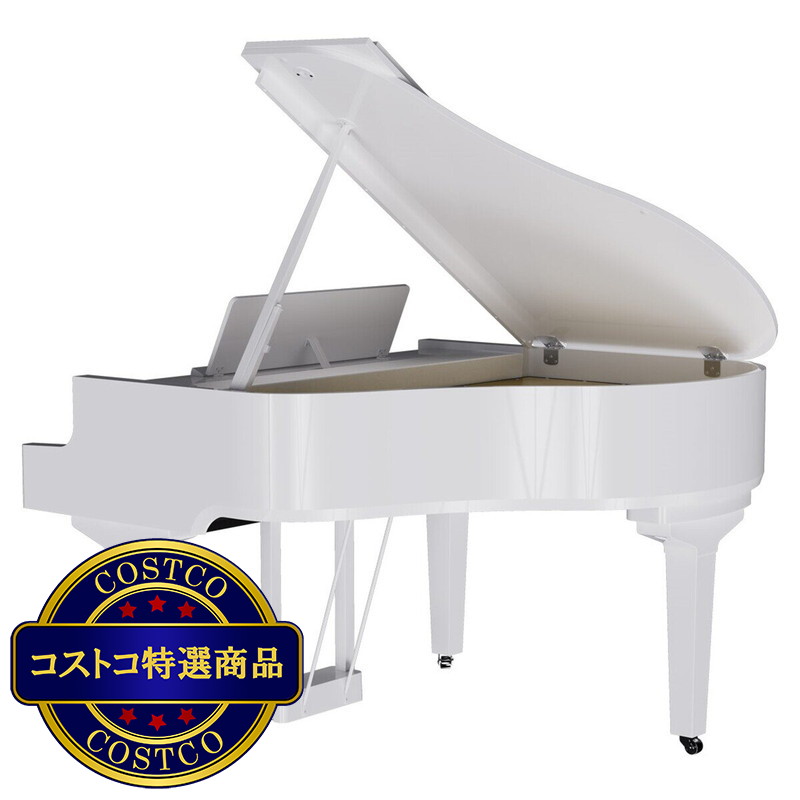 (コストコ) ローランド 電子グランドピアノ GP-9-PWS 白塗鏡面艶出し塗装仕上げ - 画像 (4)