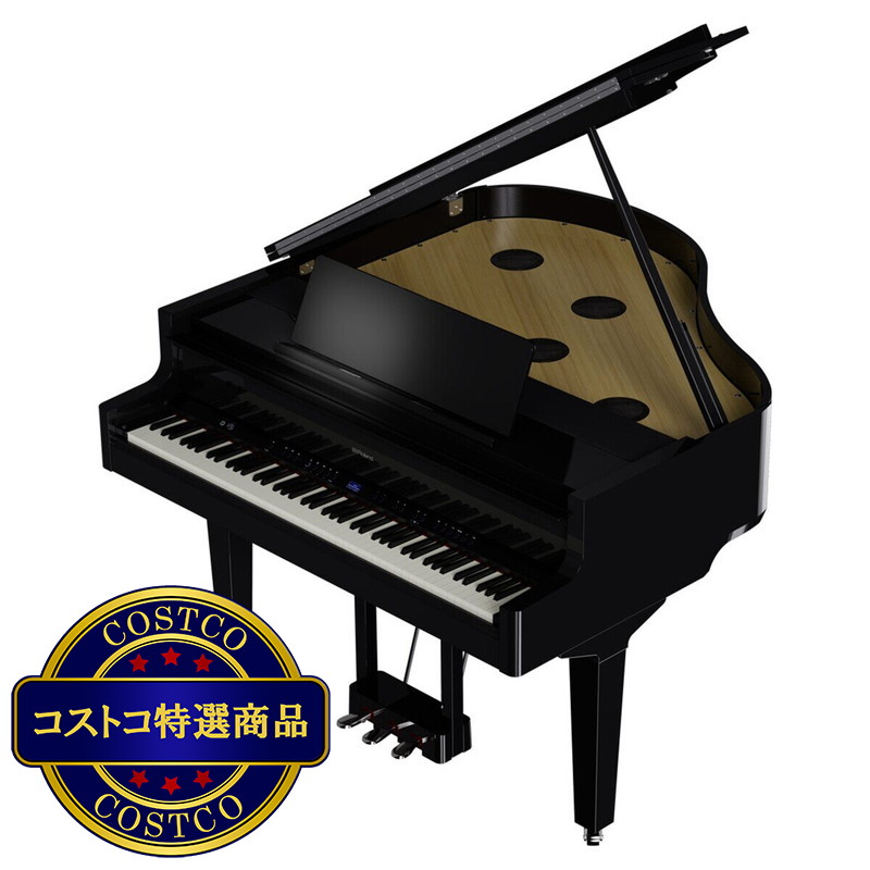 (コストコ) ローランド 電子グランドピアノ GP-9-PES 黒塗鏡面艶出し塗装仕上げ - 画像 (2)