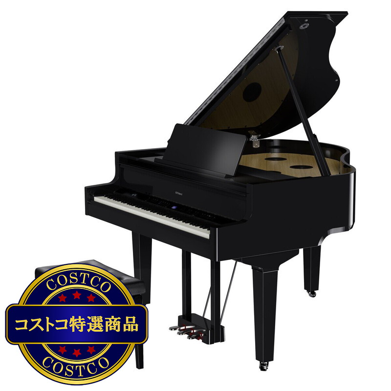 (コストコ) ローランド 電子グランドピアノ GP-9-PES 黒塗鏡面艶出し塗装仕上げ