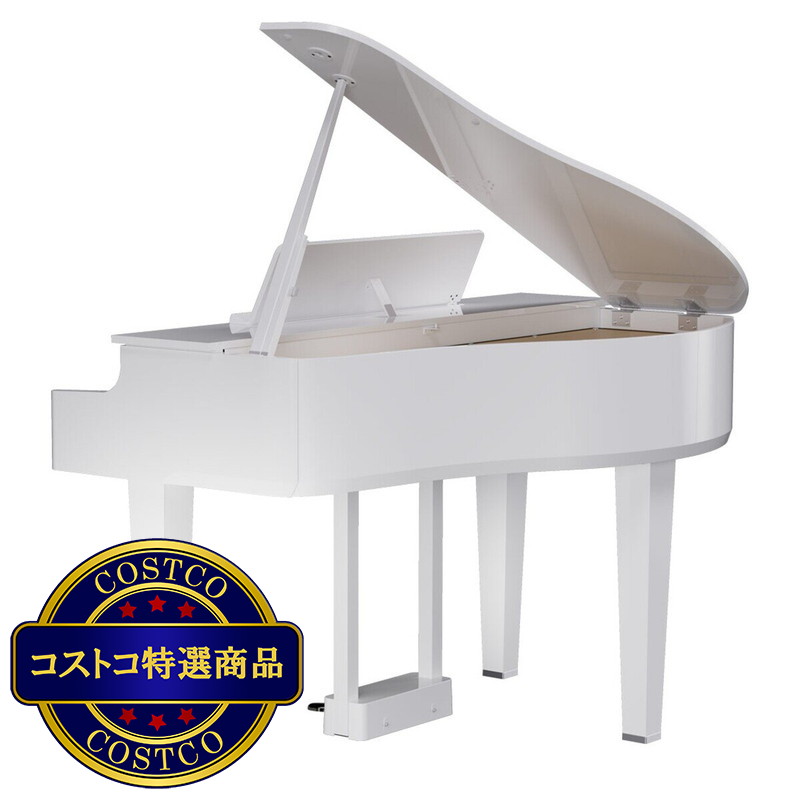(コストコ) ローランド 電子ミニグランドピアノ GP-6-PWS 白塗鏡面艶出し塗装仕上げ - 画像 (4)